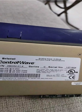 【汇生】Bristol Controlwave  396352-01【议价】