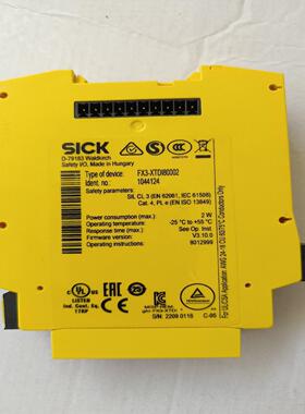 （议价咨询）西克 FX3－XTDI80002缺一个接线端子
