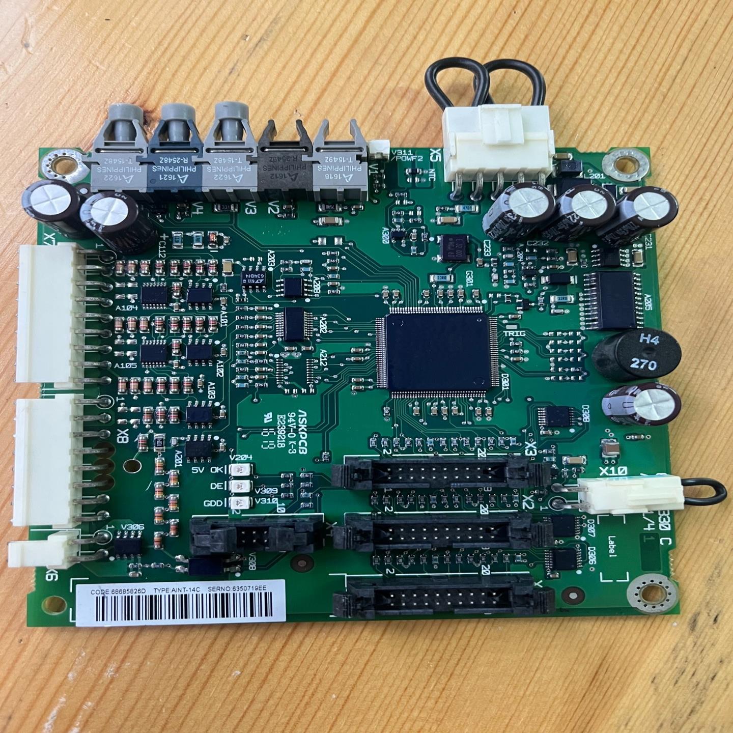 议~AINT-14C ABB800变频器光纤板 实物如图 无修成