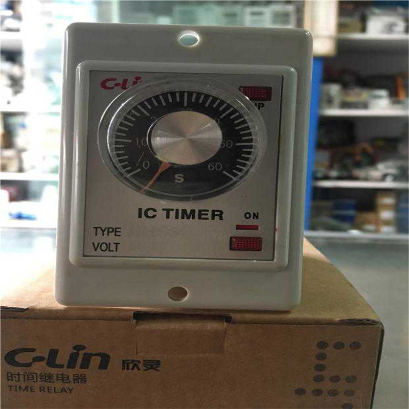 欣灵面板式HHS3C-M(AH2-Y)时间继电器通电延时AC220V 60S秒