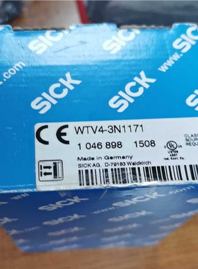 全新德国进口sick西克原装正WTV4-3N1171  1046898传感器现货~