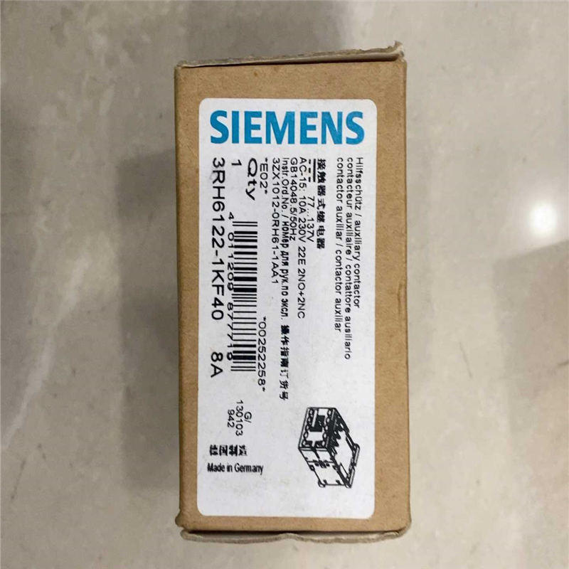 3RH6122-1KF40 8A 接触器式继电器议价