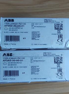 询价~ABB接触器AF26Z-30-00-21