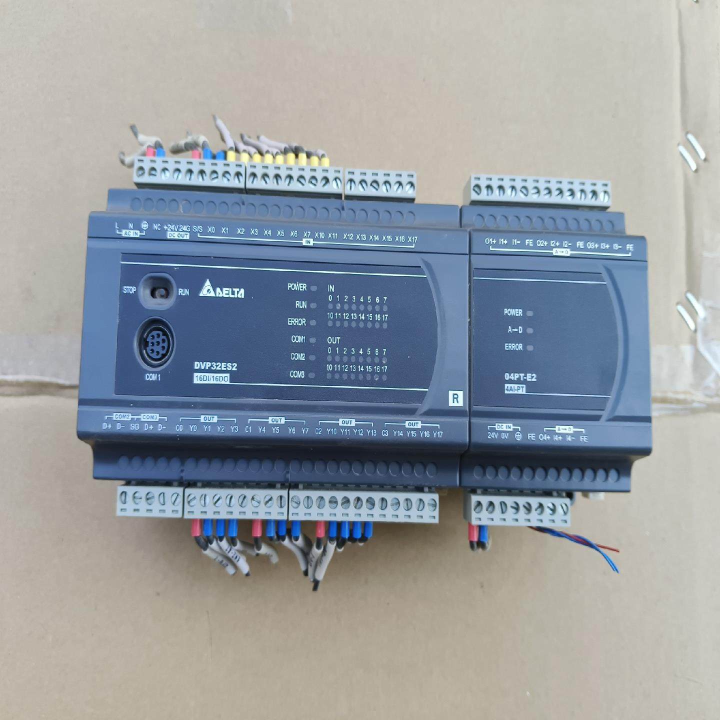 台达DVP32ES200R 带扩展DVP04PT-E2 成色(崽崽配件）