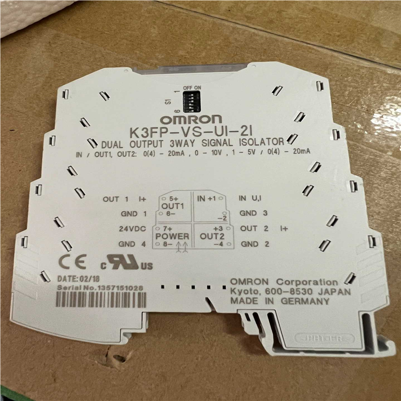 (询价)超薄信号变换器K3FP-VS-UI-2I，实物