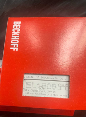 议~倍福模块 EL1808 原装正品 包装齐全 实物拍摄