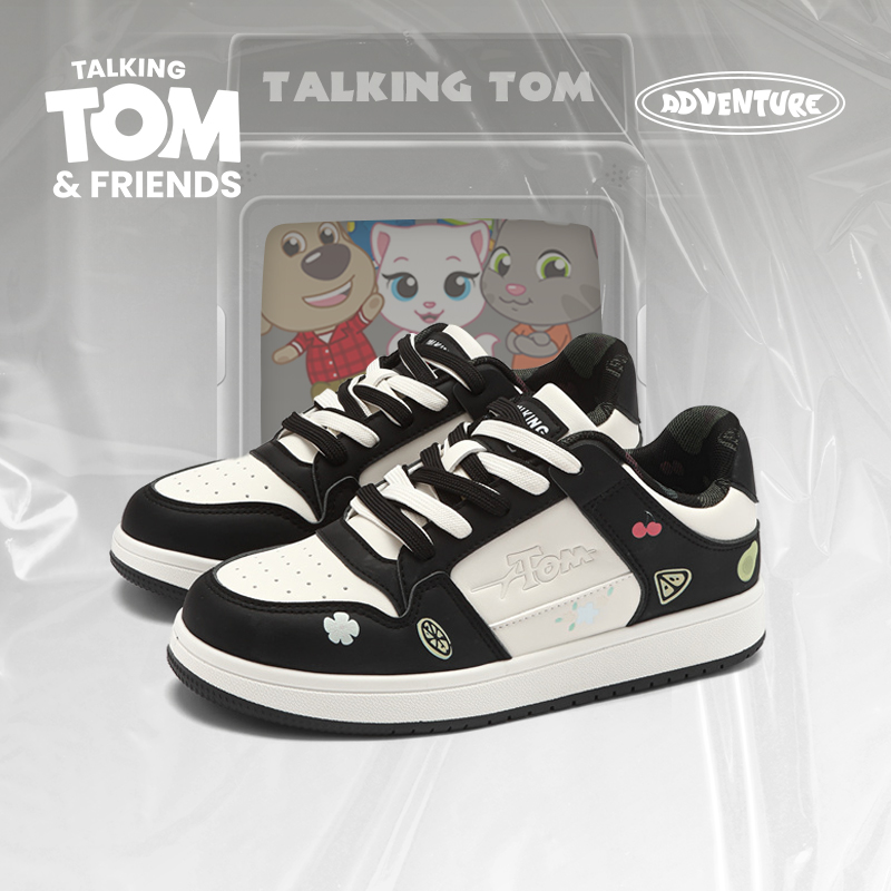 汤姆猫黑白熊猫板鞋百搭潮鞋