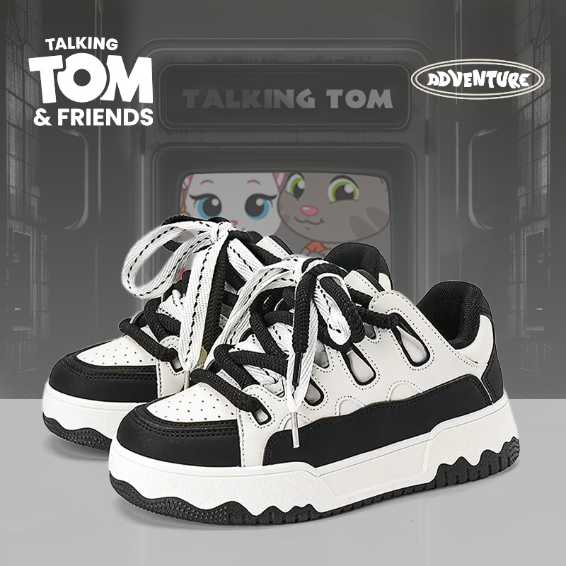 汤姆猫男鞋面包鞋情侣板鞋