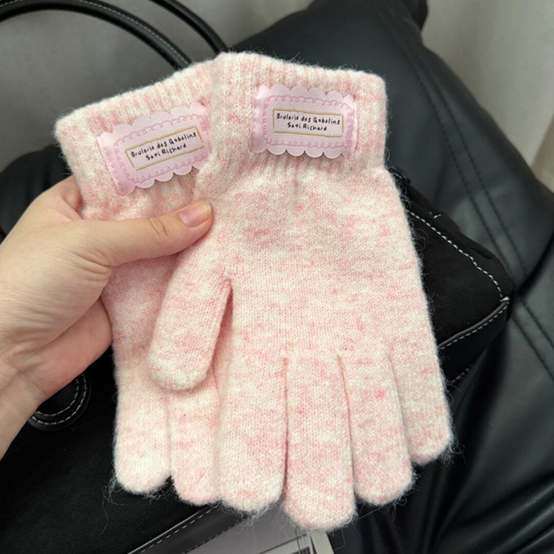 韩系简约高级感女生冬季新款手套