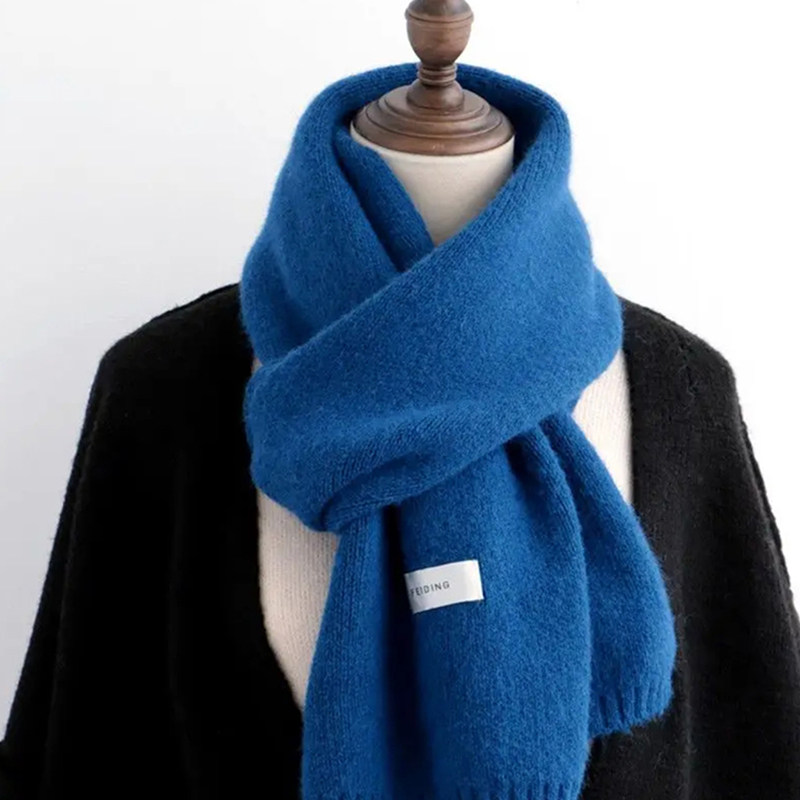 高级冰川蓝色系围巾女款2026新款冬含羊毛保暖针织氛围感百搭围脖,服饰配件/皮带/帽子/围巾,围巾/丝巾/披肩,淘宝优惠券,粉丝福利购,淘宝优惠卷