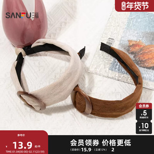 三福宽板椭圆扣头箍单个 潮流时尚个性复古发饰配饰发箍849555