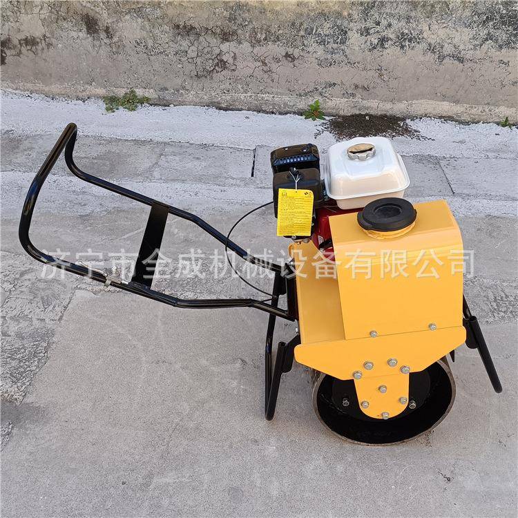全成450型振动压路机小型单钢轮压路机百利通XR750汽油震动碾子