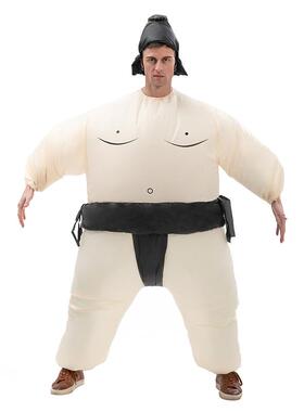 儿童成人相扑充气服角色扮演搞笑演出服卡通人偶胖子表演道具玩具
