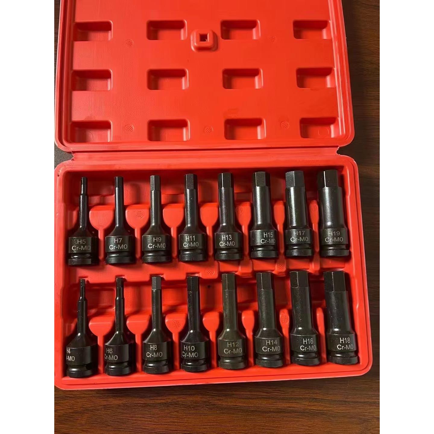 H5 H6 H7 H8 H9 H10 H11 H12 H14H16H17H18H19内六角扳手 1/2套筒