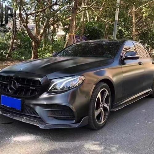 适用W213奔驰E级E200300L E63S小包围改装巴博斯前铲侧裙后唇尾翼
