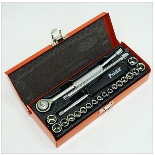 台湾宝工8PK-SD016 多功能套筒螺丝刀 23件 棘轮套筒组合扳手