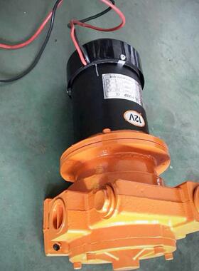 直流DC24V1寸大头齿轮减速大流量12V车载加油机柴油泵ac220V