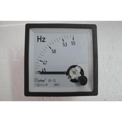 SF72-HZ380V/220V  45-65安装式方形赫兹板表  频率表