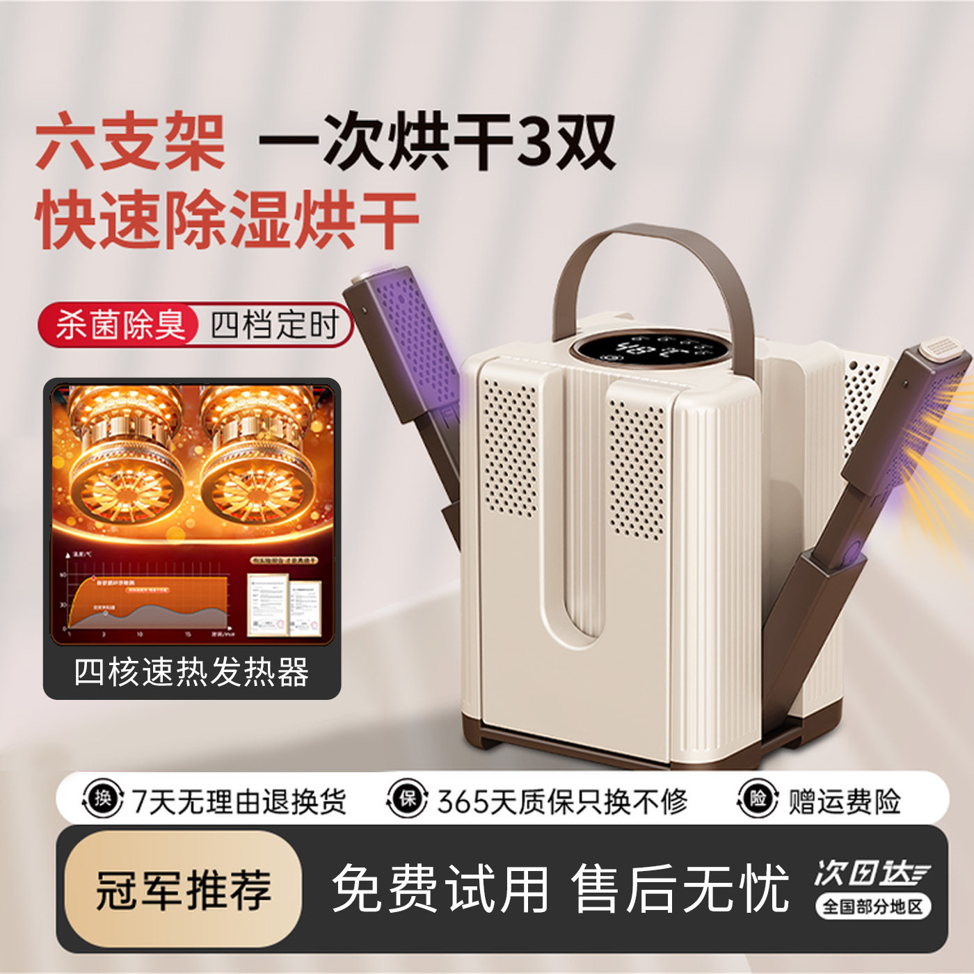 2025新款烘鞋器家用干鞋器除臭杀菌十大品牌儿童大人小孩通用速干