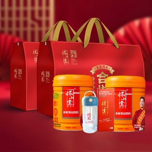 怀山堂铁棍山药粉合悦礼盒580g*2罐焦作温县特产礼品淮山药团购礼