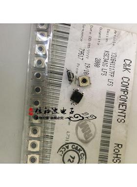 CK美国进口防水防尘按键微型贴片触觉轻触开关4脚  KSC341GLFS