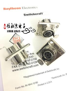 Switchcraft美国进口 TY5FPC MINI XLR音频5芯迷你卡侬平衡母插座
