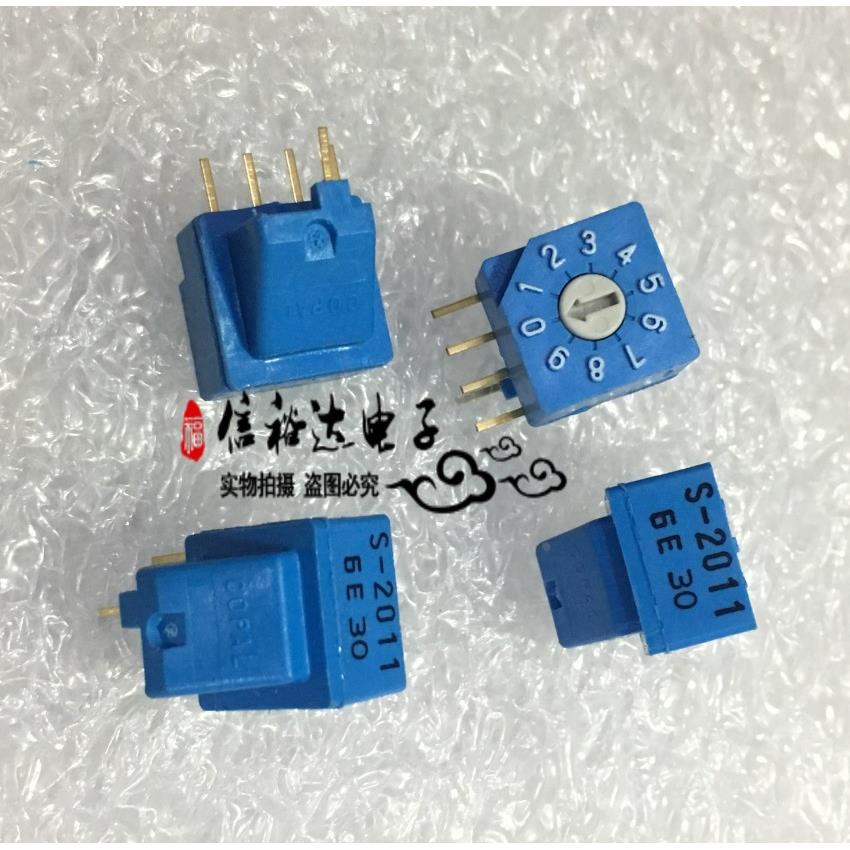 S-2011 科宝COPAL 旋转开关10位 0-9数字 正码编码开关4：1 8421C
