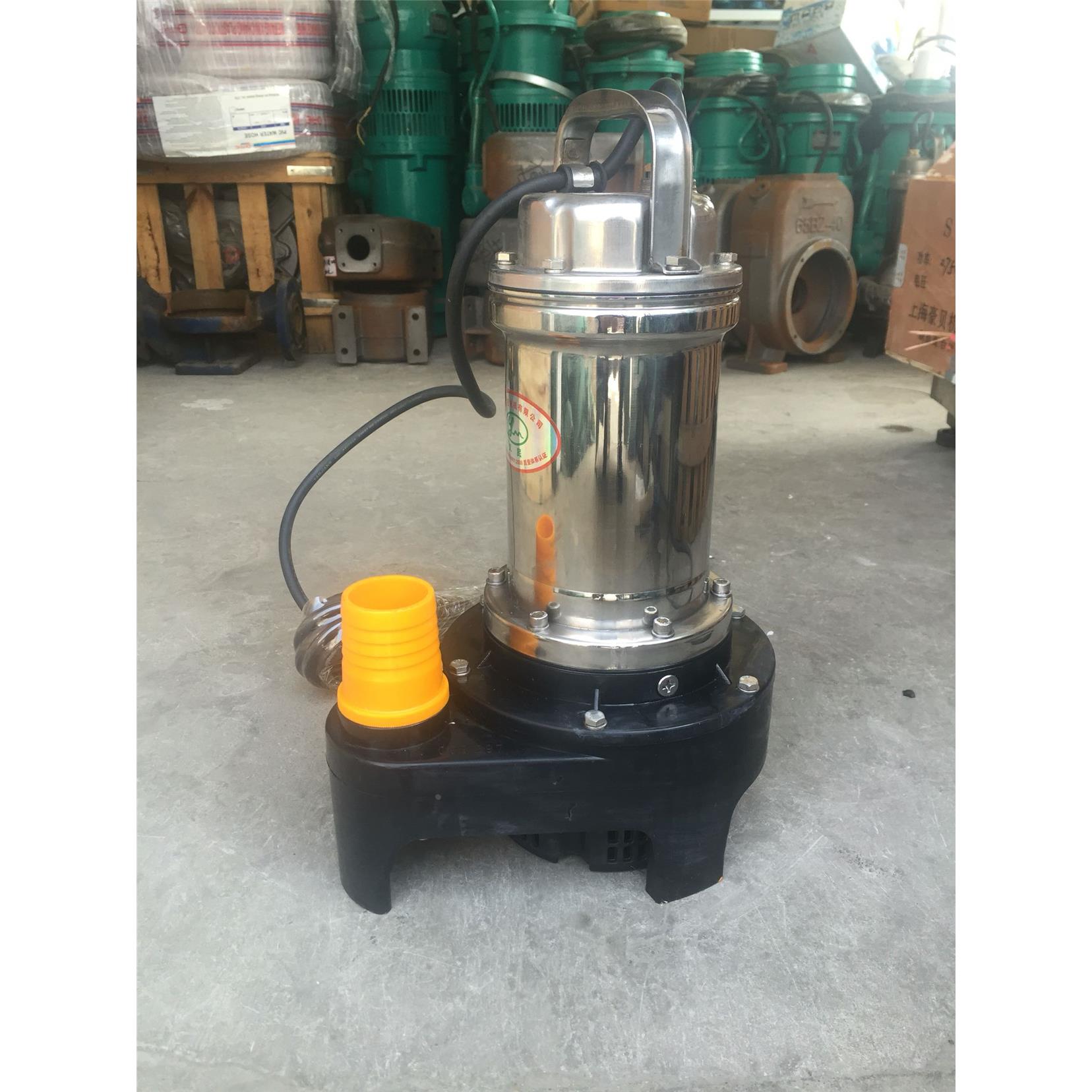 上海义民不锈钢塑料泵头海水耐腐潜水泵高扬程大流量0.55kw0.75kw