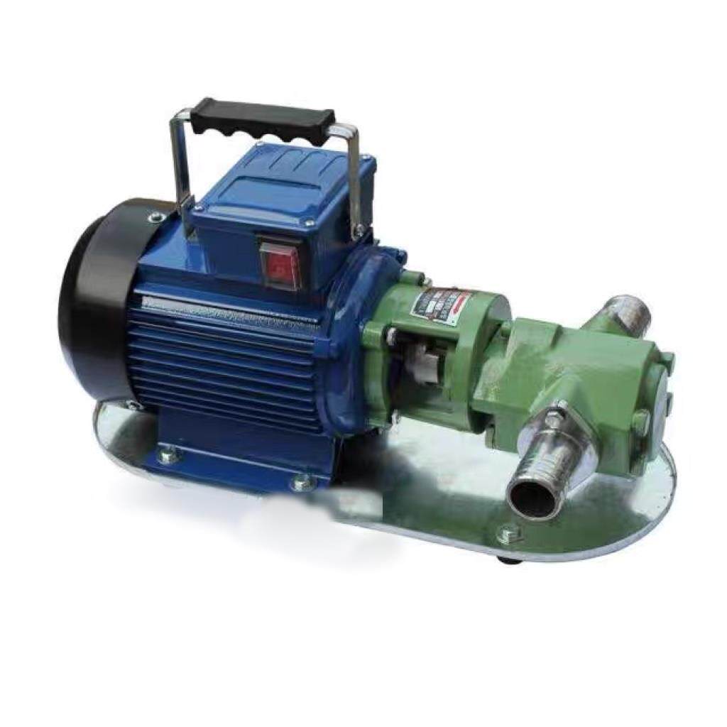 上海铁泉牌齿轮泵370W-1.1KW WCB手提式便捷工业油泵水泵抽水泵