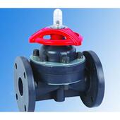 DN80 水处理塑料隔膜阀DN65 化工塑料法兰隔膜阀 耐腐蚀PVC隔膜阀