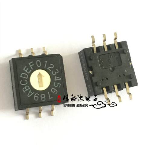 A6RS-162RF-P 原装进口 贴片6脚 顶调旋转开关16档位 数字编码器