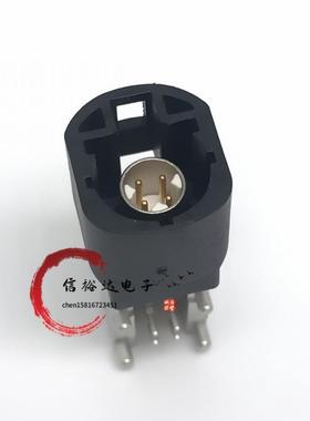 Rosenberger罗森伯格HSD4 Fakra四轴音频线束插座汽车A扣黑色2GHz