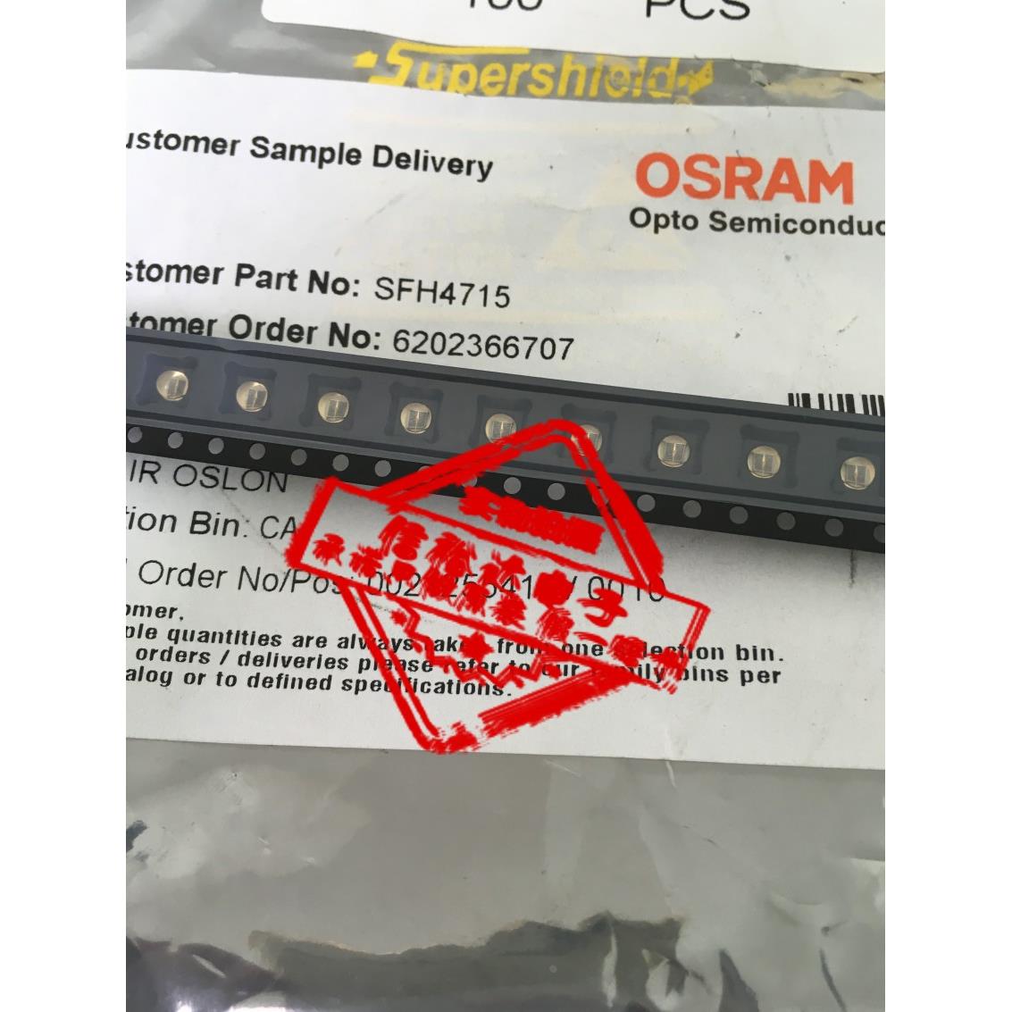 SFH4715 OSRAM原装进口红外发射器 - 大功率波长850nm