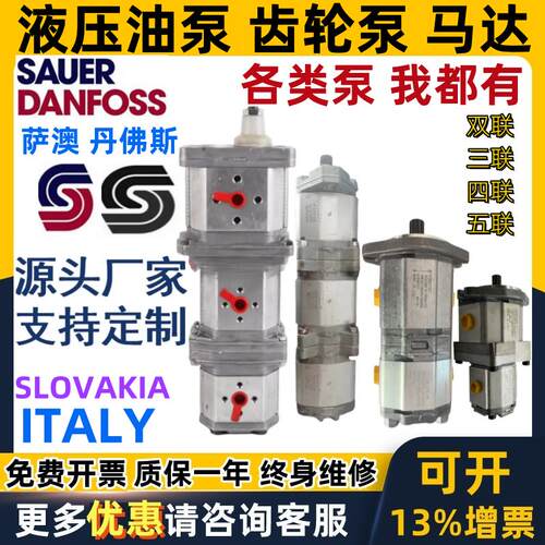DANFOSS双联泵SNW3NN/026RN07 SNP SNW SKM 1 2 3 NN 048 044 022