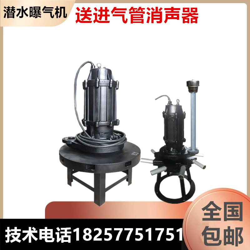潜水离心水下专用好氧池污水处理生活污水增氧养殖改善水质曝气机