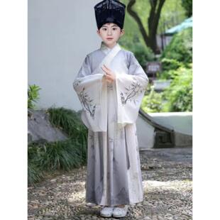 古装宋朝儿童汉服男童古代诗人苏东坡书童古诗词朗诵国学演出服装