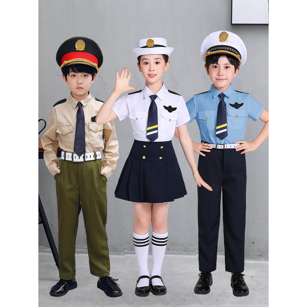 儿童陆空海军装运动会开幕小学生升旗手班服男女童海军制服演出服