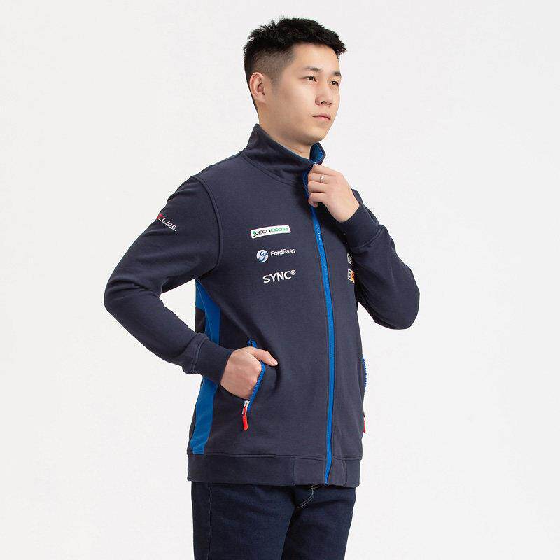 2022年新款福特4S店工作服纯棉男长袖白色厚棉T售前赛车风格工装