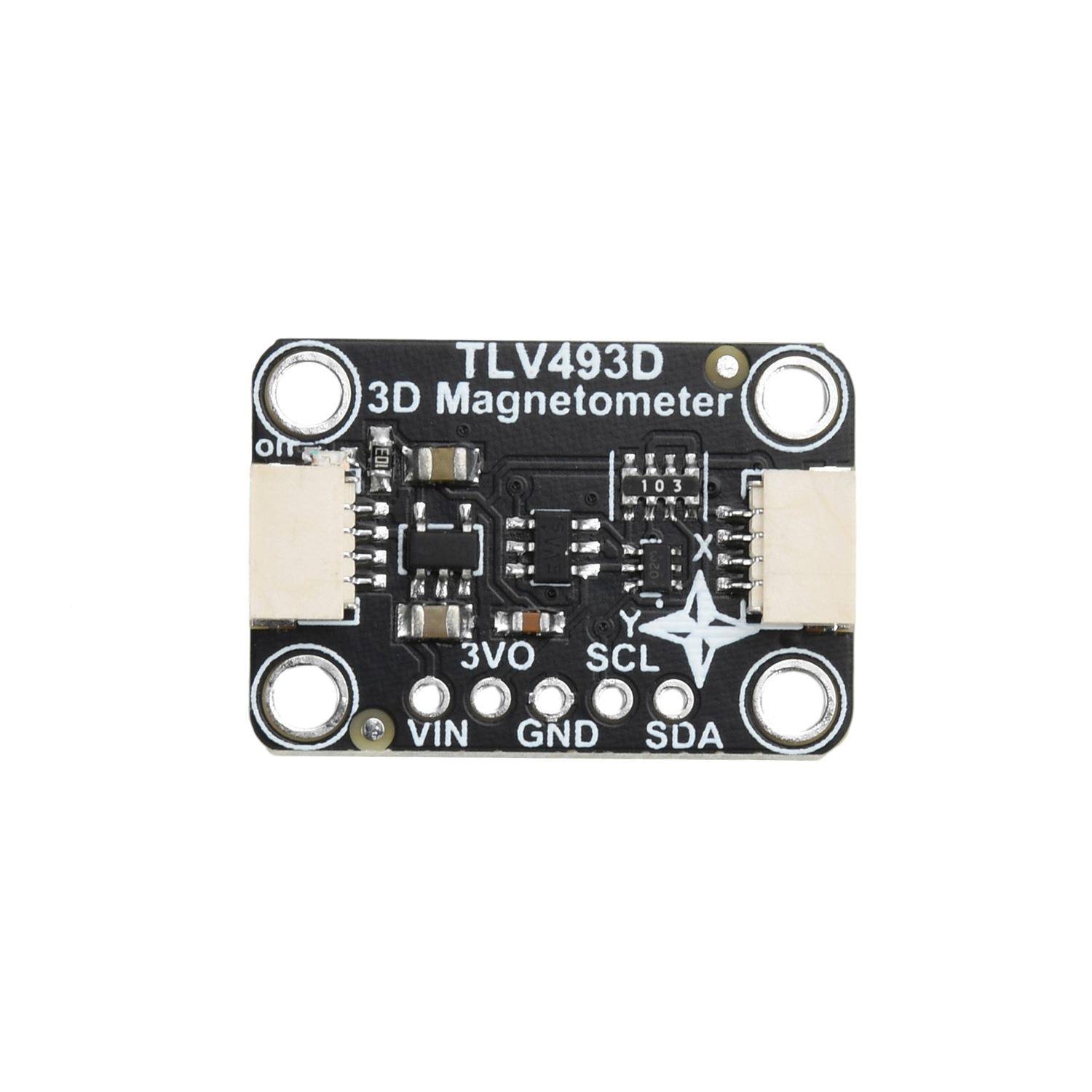 4三轴磁力计块兼TTF容STETMMA Q Qwiic TLV93D I2C接口 模排针未