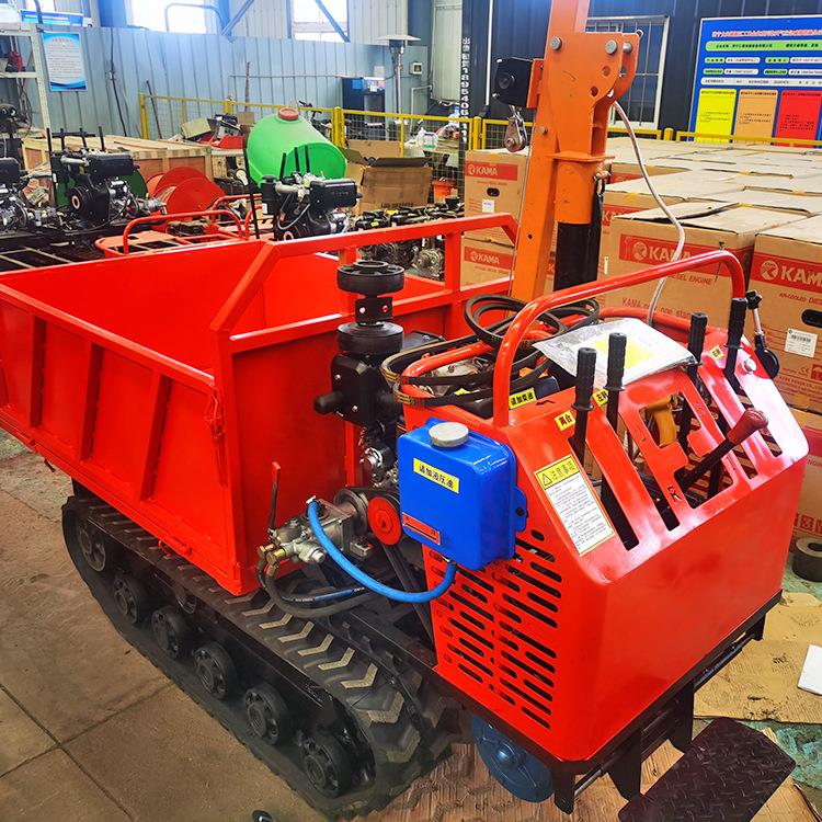 柴油机履带运工输车程履履带式搬运可爬车坡带运输车