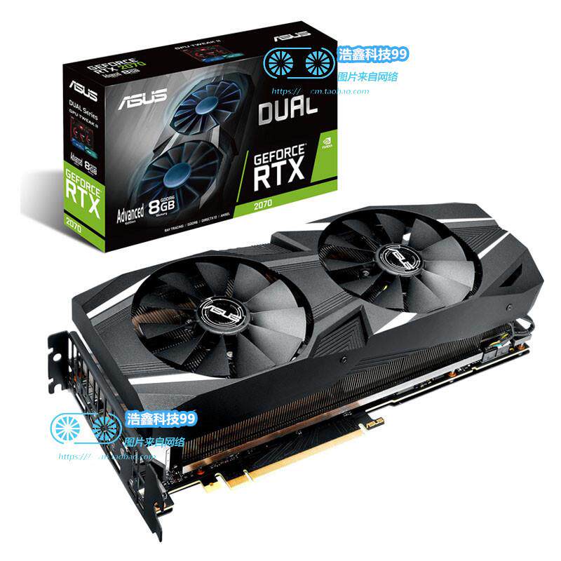 ASUS华硕RTX 2070 2080Ti DUAL显卡散热风扇FDC10U12S9显卡风扇