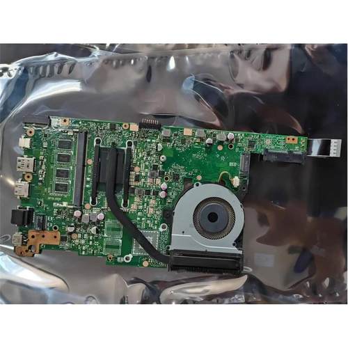 华硕x405uq x405uq s4000v s4100 i5-7200 集显 4g 笔记本主板