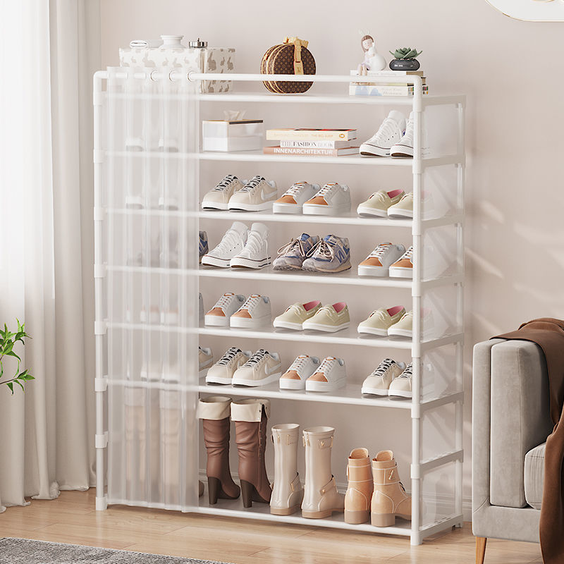 速发简易鞋架子家口门用子02新款爆款防尘鞋2鞋盒宿舍多层大容量