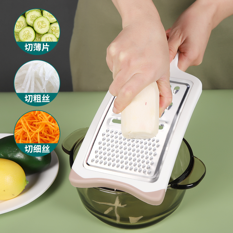 速发多功能切菜神器土菜丝刨丝器家用豆丝厨房插粗切片机切丝器擦