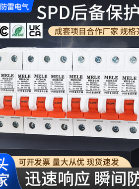 后备保护器SCB后备保护器浪涌spd前端专用保护开关浪涌后备保护器