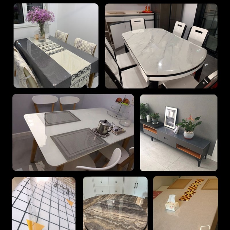 无味tpu桌垫桌布防水防油免洗软玻璃餐桌茶几小学生课桌书桌