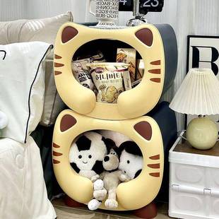 儿童床头柜室男孩孩女创意可爱卡BGS通柜卧房床边玩具收纳柜收子