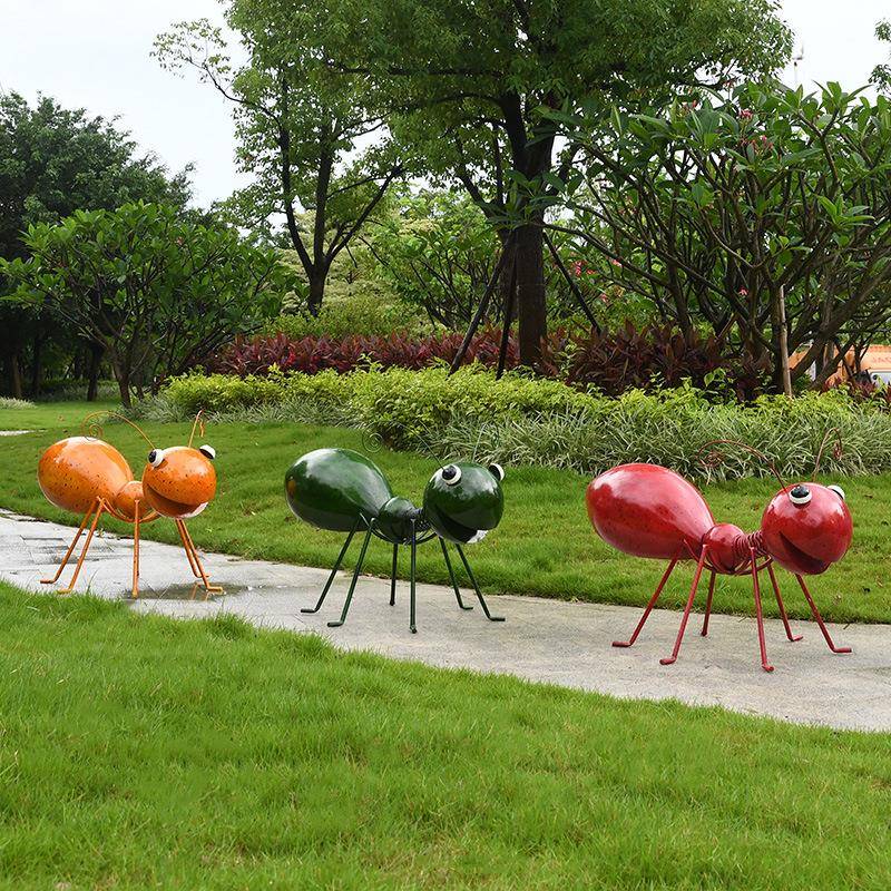 艺蚂蚁品雕塑摆件户外铁林HY1010款景观仿真动物售楼部装饰花园庭