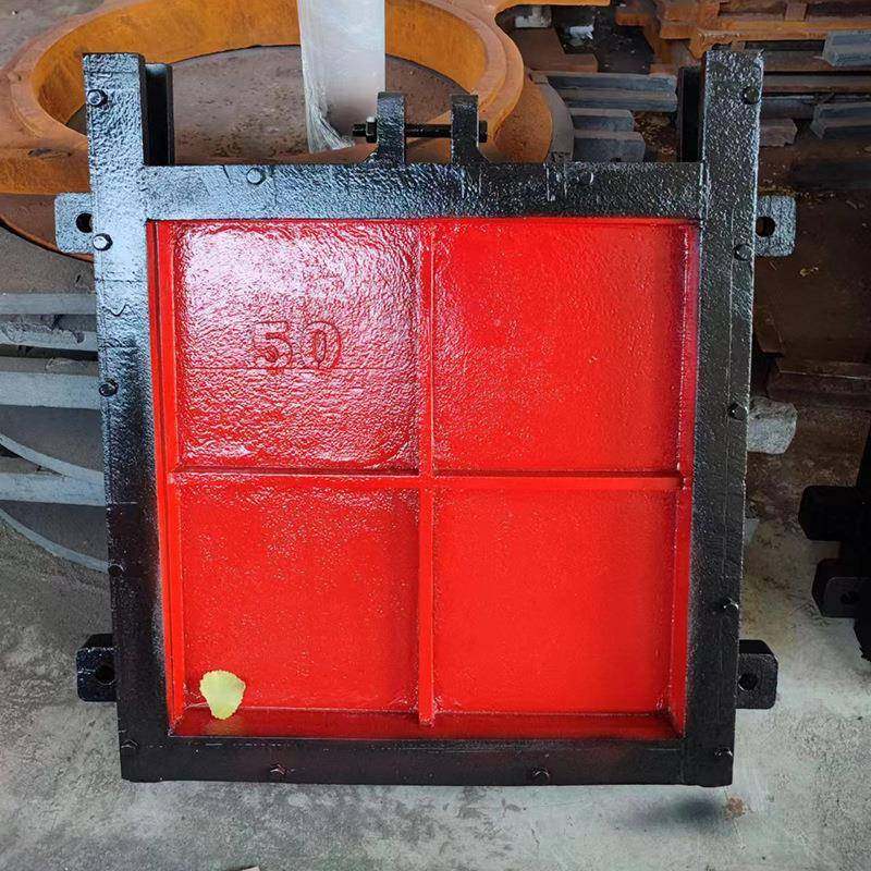 铸铁闸门水利管污无品牌/水处理侧开门钢制圆形拍门道玻璃钢箱浮