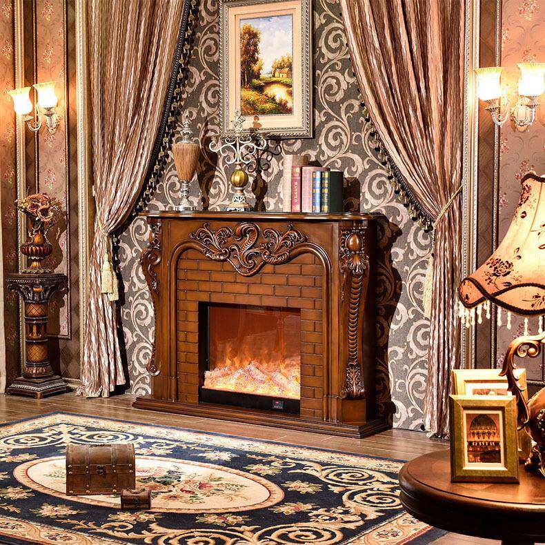 1.5米E欧式L壁炉炉芯嵌69122入式电子炉芯D仿真火壁炉芯